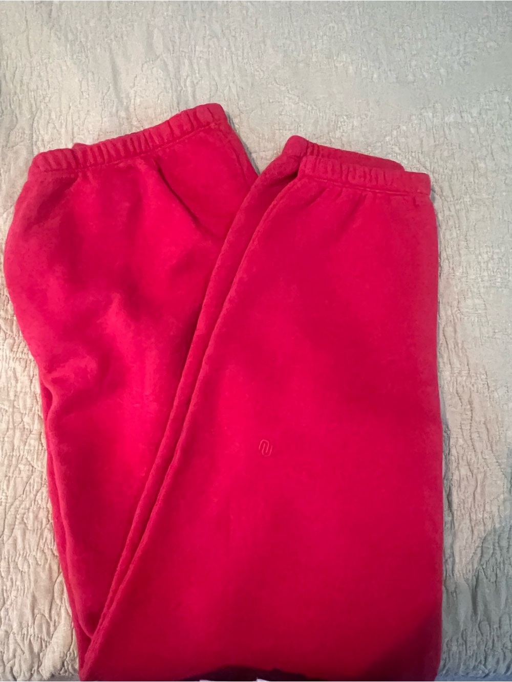 nuuds cherry red classic sweatpants XL